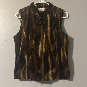 Jordan Brown and Black Vest Size Med